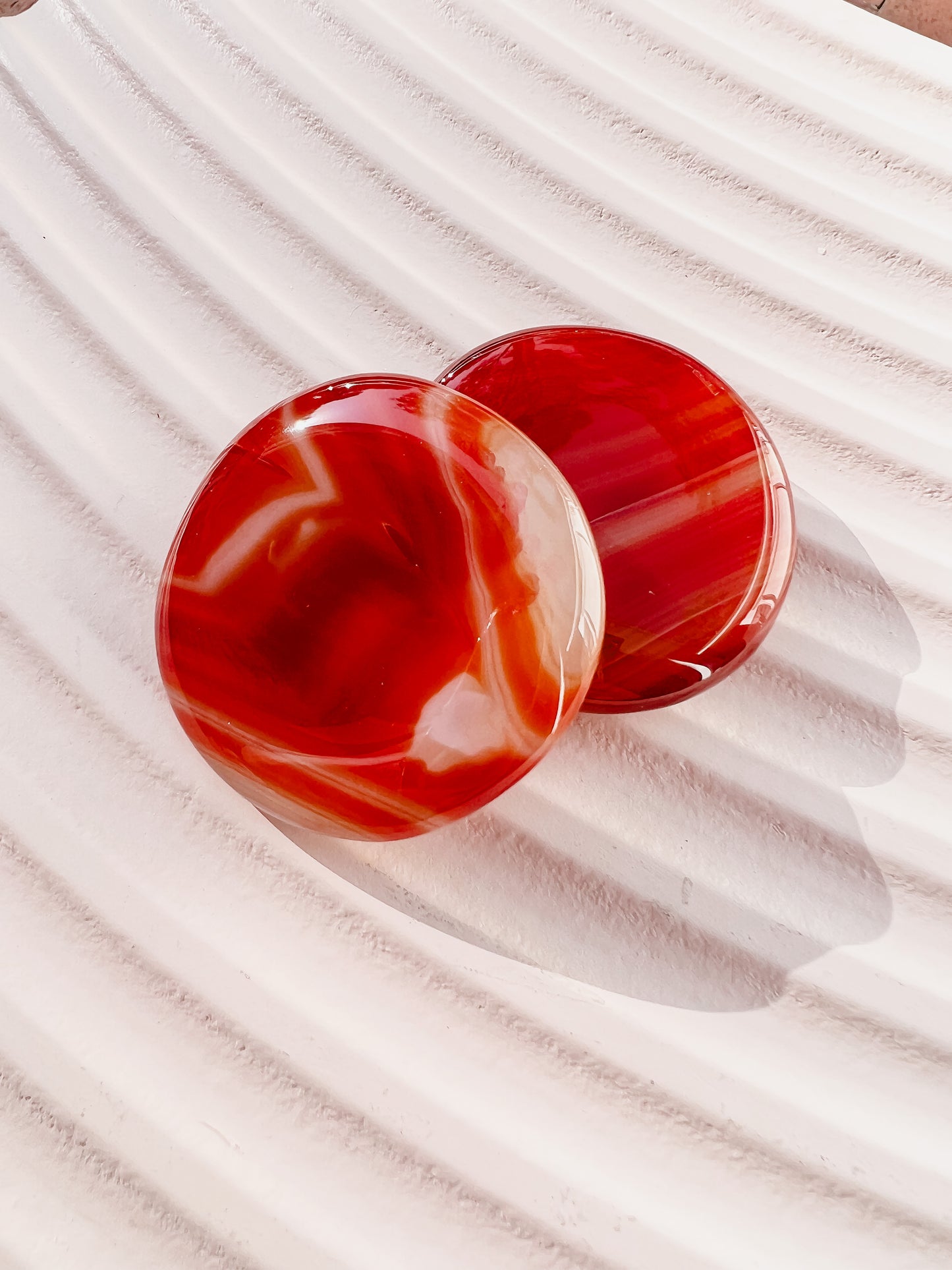 Carnelian Palm Stone