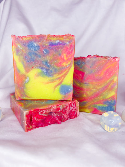 Rainbow Sherbet Soap