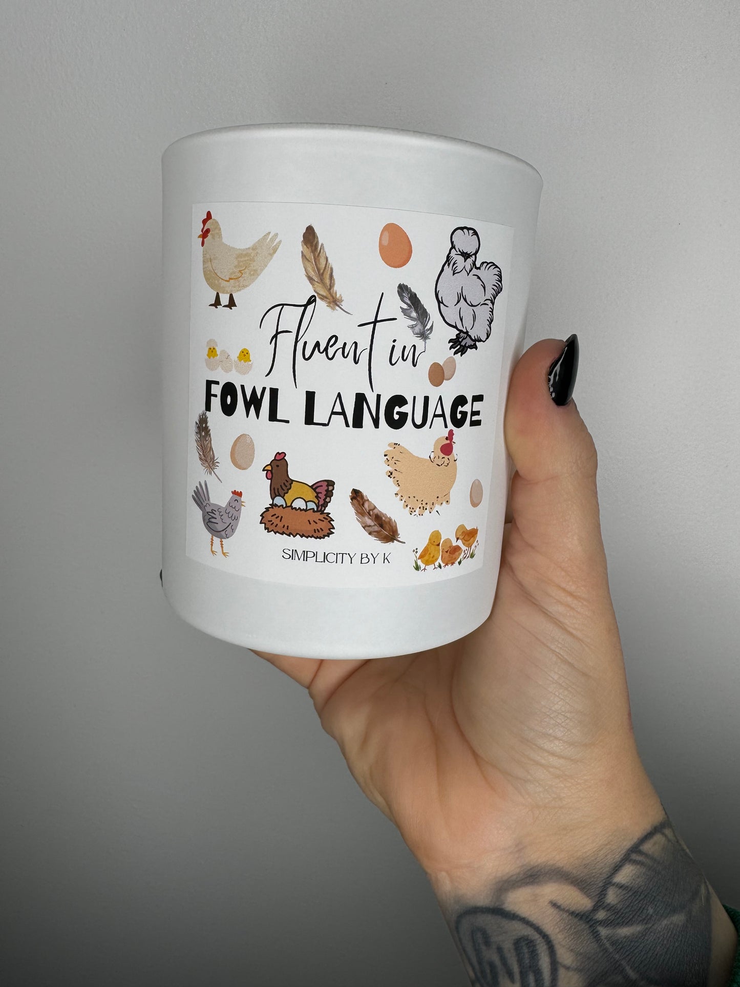 Fowl Language Candle