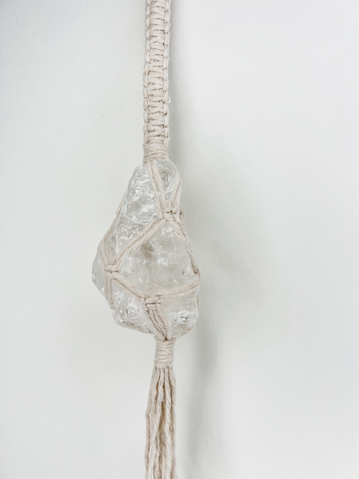 Macrame Wrapped Crystals