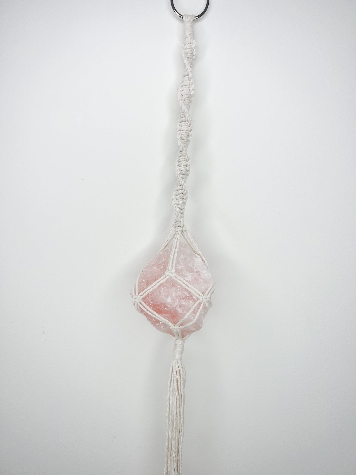 XL Macrame Wrapped Crystals