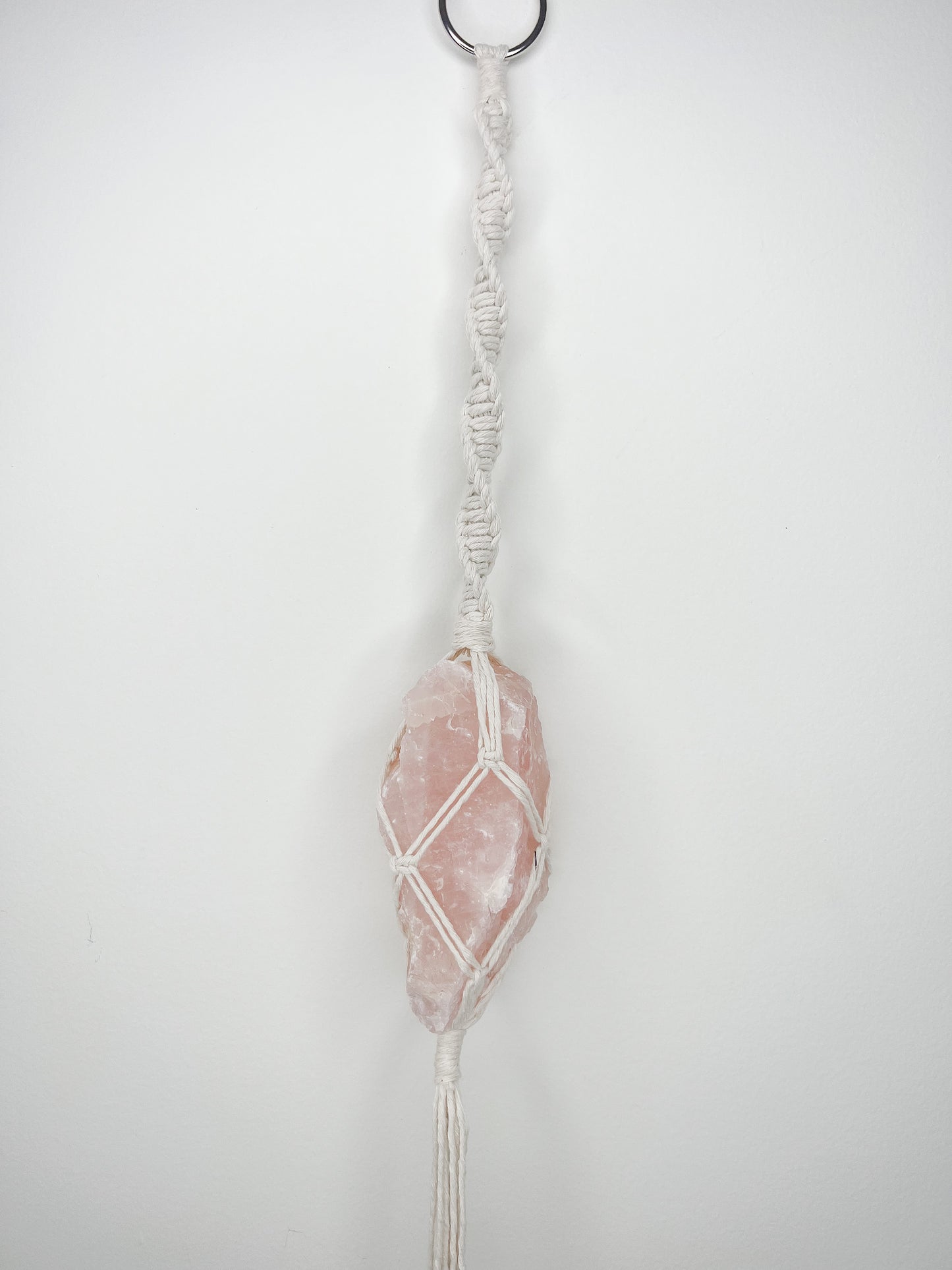 XL Macrame Wrapped Crystals