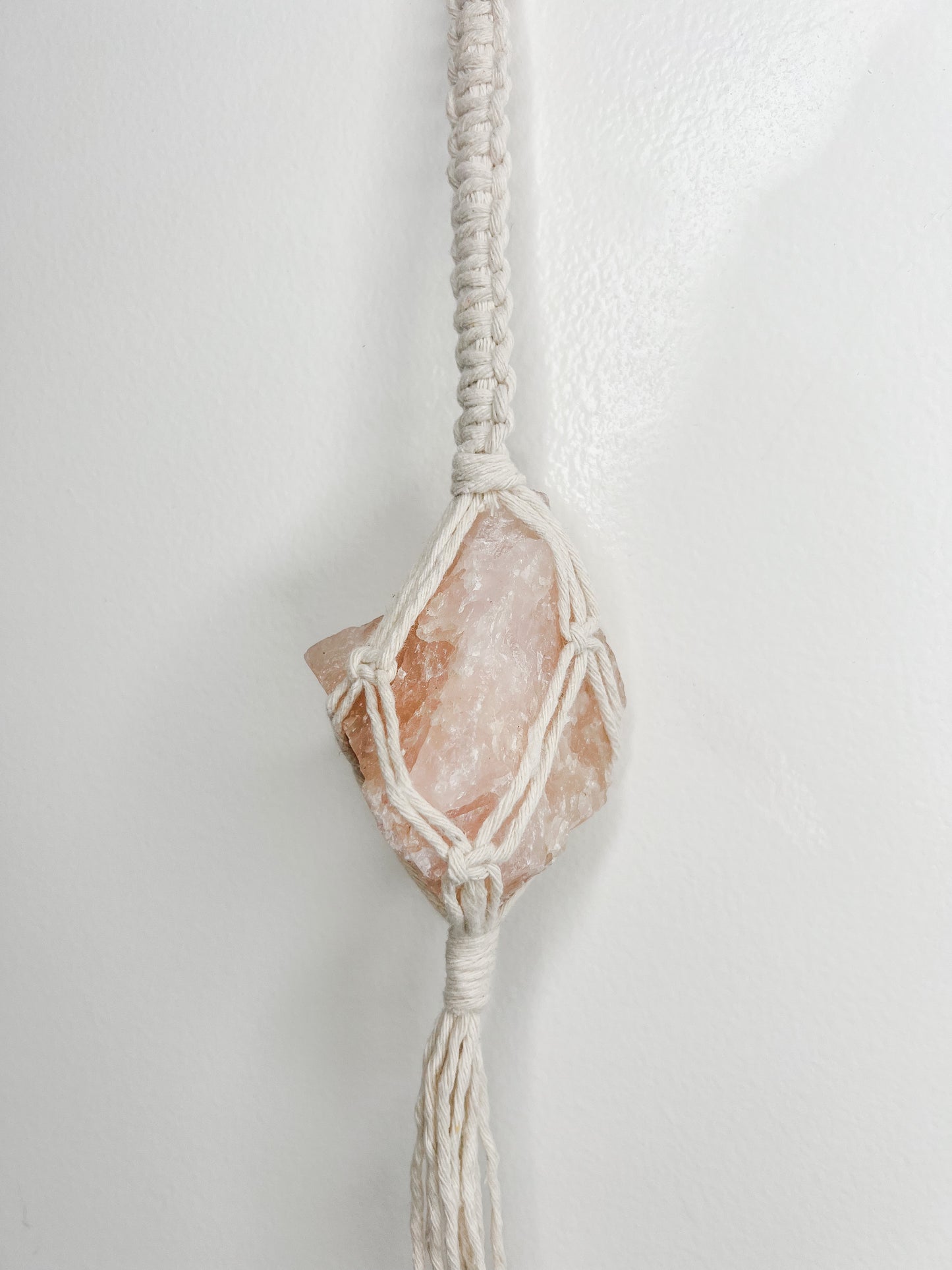 Macrame Wrapped Crystals