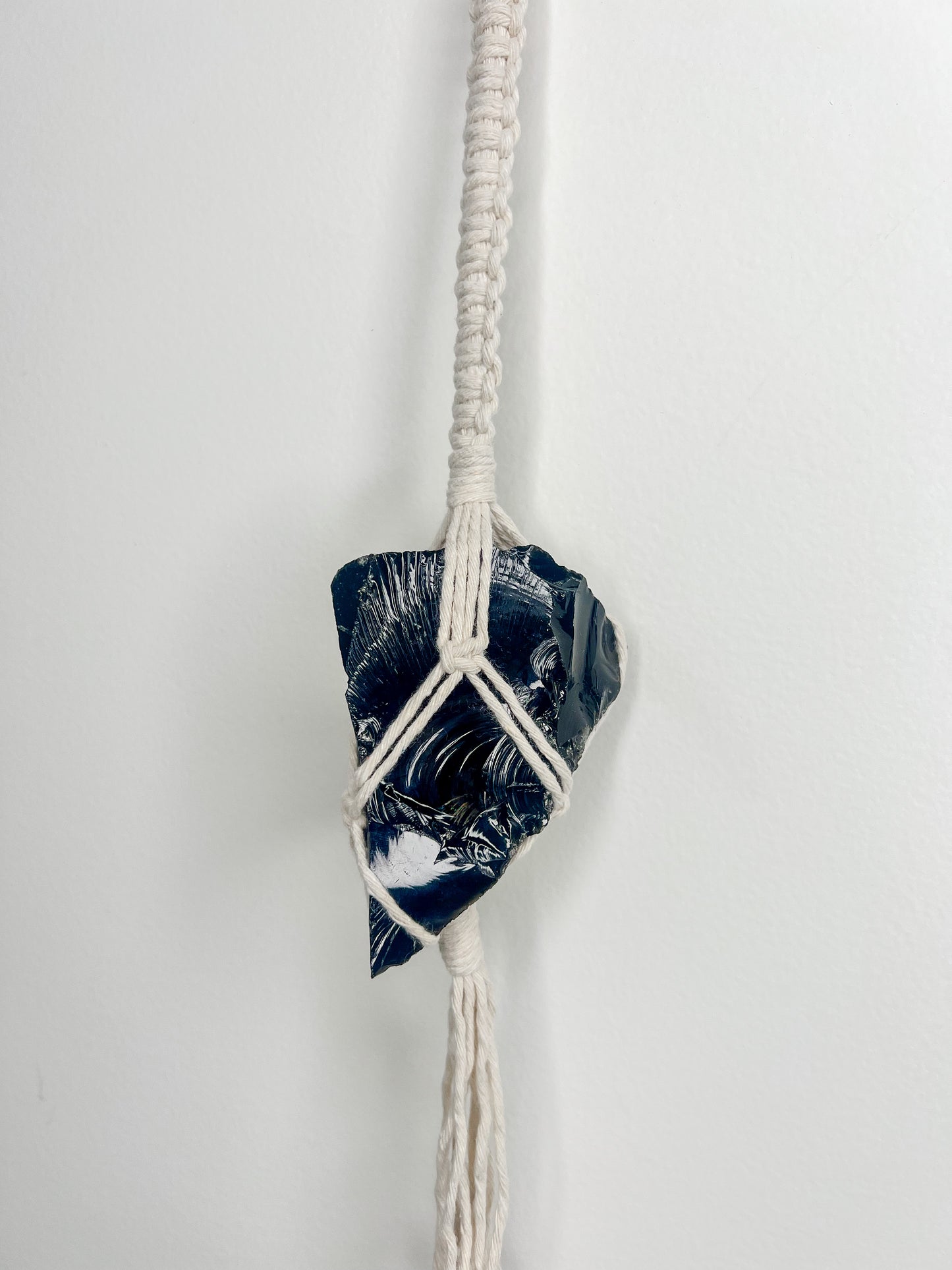 Macrame Wrapped Crystals