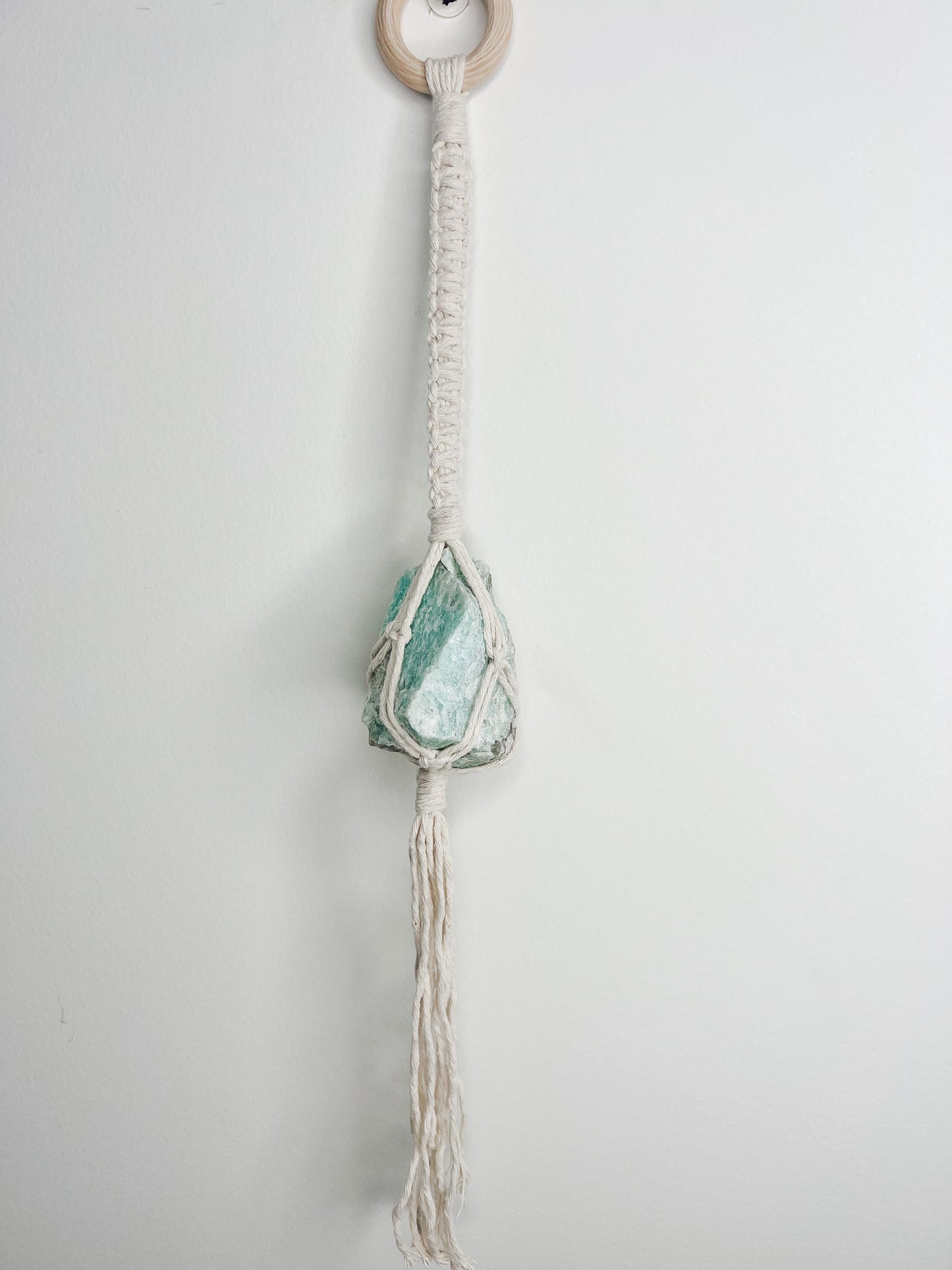 Macrame Wrapped Crystals