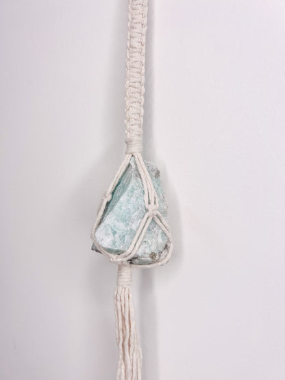 Macrame Wrapped Crystals